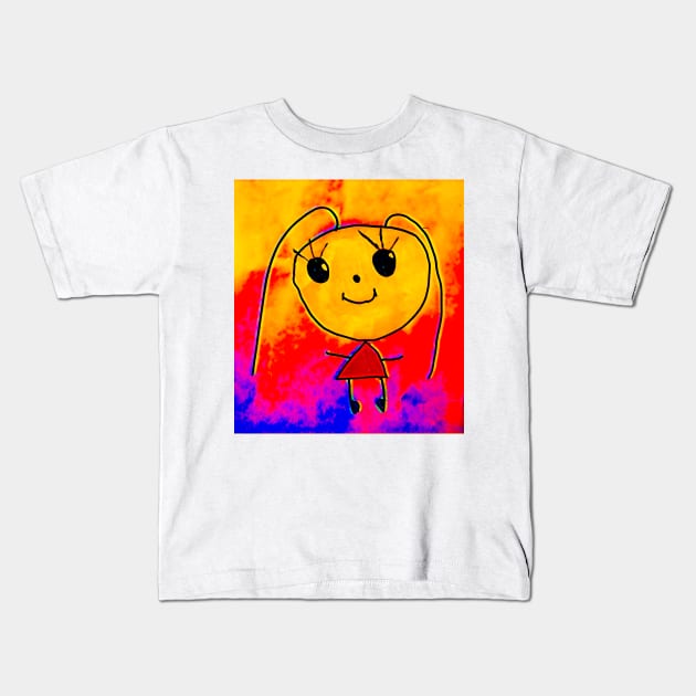 Me In Bloom Kids T-Shirt by Tovers